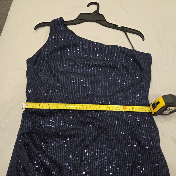 Sparkling Navy Sequin Dress - Picture 6 of 6